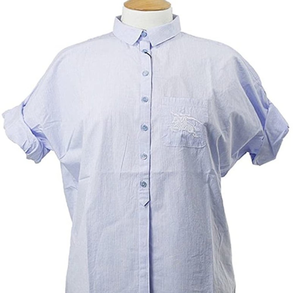 NWT Burberry Ladies Short Sleeve Shirt